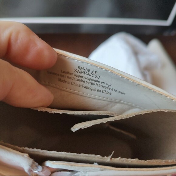 Karl Lagerfeld Paris Chain Ankle Boots NWT size 8 Cream Leather Stiletto Heels - Picture 6 of 6